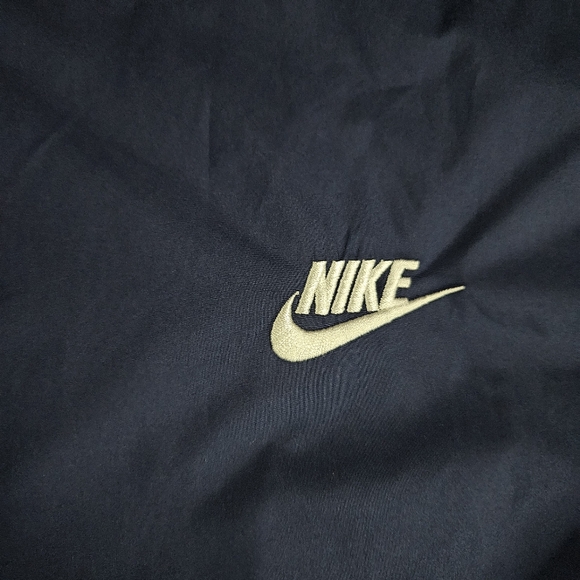 Nike Loose Fit Navy Snap Front Slick Jacket FN3316 410 Men's Size XLarge - Picture 2 of 9